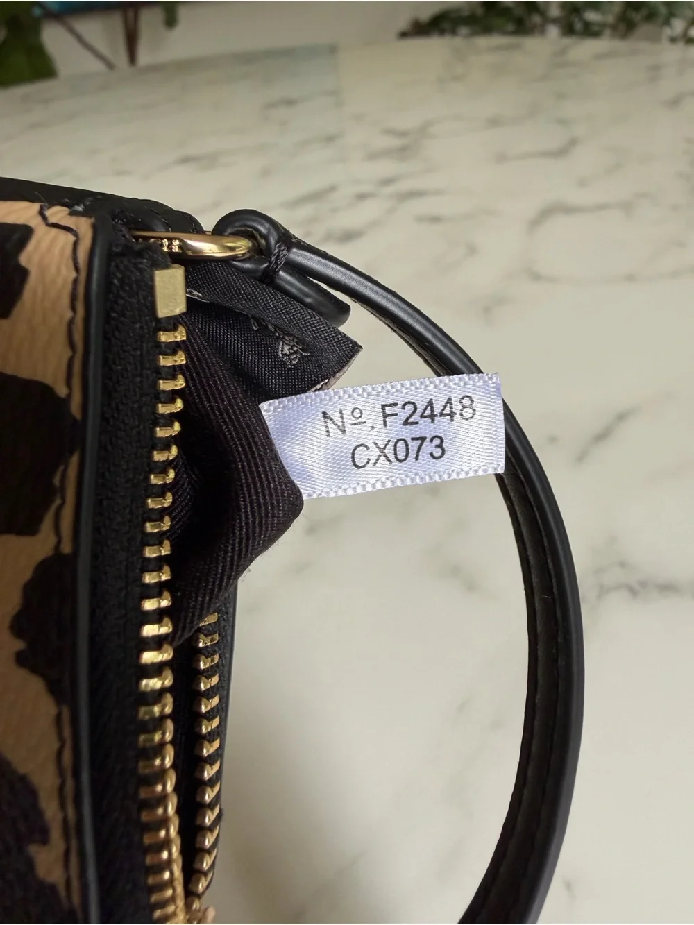 Coach Mini Nolita Bag Charm With Leopard Print CX073 Key Chain